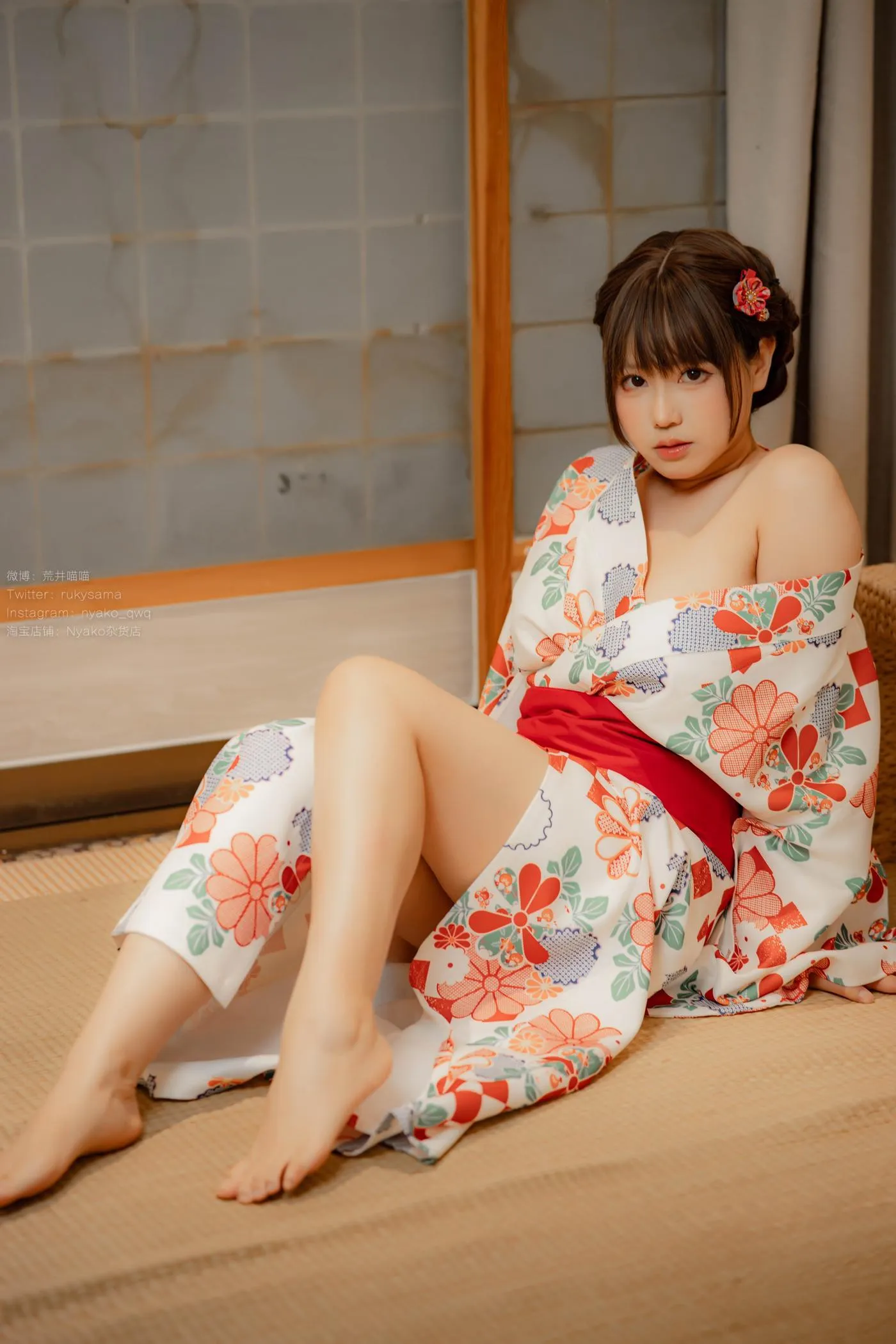 Nyako喵子 – NO.58 和风烂漫正片自拍-电子版41 和风烂漫-浴衣 [86P]插图9